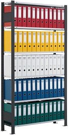 Thumbnail - SCHULTE Schwerlastregal 36007-S schwarz 100,0 x 30,0 x 200,0 cm