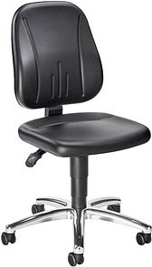 bimos Arbeitsdrehstuhl schwarz Kunstleder