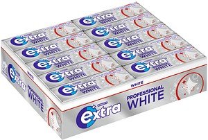 extra® PROFESSIONAL WHITE Kaugummis 30 Pack à 10 Stück