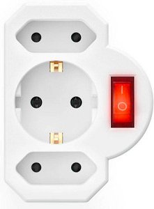 Thumbnail - hama Steckdose mit Schalter