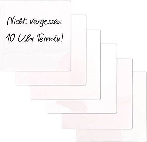 Thumbnail - ALLboards elektrostatische Haftnotizen weiß abwischbar, 6 St.