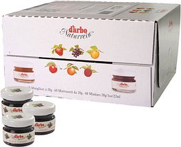 d’arbo Naturrein Schwarze Johannisbeer Konfitüre, 60 St.