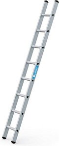 Thumbnail - ZARGES Anlegeleiter Strato DL silber 8 Sprossen, H: 242,0 cm