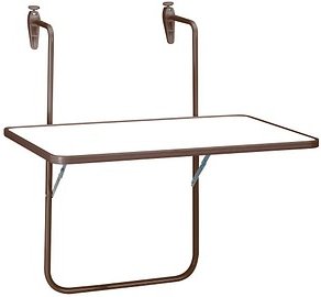 BEST Boy Balkonhängetisch weiß 60,0 x 40,0 x 5,0 cm