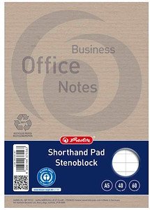 herlitz Stenoblock Recycling DIN A5 liniert, 1 St.