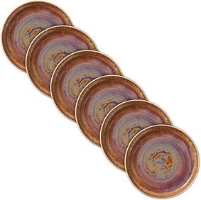 Thumbnail - HEART & SOUL Teller Perfect Match Oyster braun Ø 24,0 cm, 6 St.