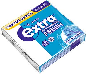 extra® PROFESSIONAL FRESH STRONG MINT Kaugummis 3 Pack à 10 Stück