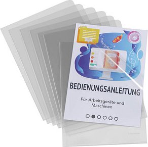 50 bene Sichthüllen DIN A5 glasklar glatt 0,15 mm