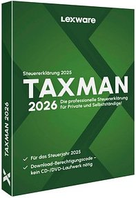 Thumbnail - LEXWARE TAXMAN 2026 (für das Steuerjahr 2025) Software Vollversion (PKC)