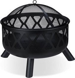 Thumbnail - relaxdays Feuerkorb schwarz 62,0 cm