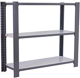 Thumbnail - Simonrack Schwerlastregal OFFICCLICK 3 8435104916841 grau, weiß 90,0 x 40,0 x 100,0 cm