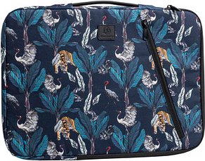 Exacompta Laptophülle Savana Kunstfaser blau bis 40,6 cm (16 Zoll)