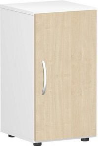 geramöbel Aktenschrank Flex, S-342100-AW weiß, ahorn 1 Fachboden 40,0 x 42,0 x 75,2 cm