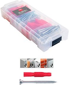 TOX L-BOXX Micro Allround TRI 6/8 094901802 Dübel- und Schrauben-Sortiment, 140-teilig