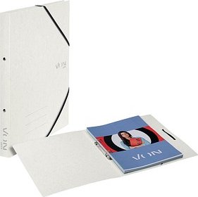 VON LEITZ Ringbuch 2-Ringe weiß 2,5 cm DIN A4, 1 St.