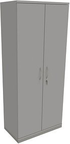 Thumbnail - fm Aktenschrank Sidney, 4260267327494 lichtgrau 4 Fachböden 80,0 x 44,2 x 186,9 cm