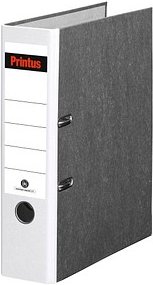 Printus Ordner weiß marmoriert Karton 8,0 cm DIN A4