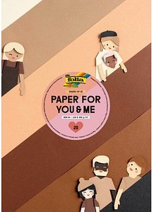 folia Tonpapier Shades of us farbsortiert 130 g/qm 20 Blatt