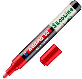 edding 50 EcoLine Lackmarker rot 2,0 - 3,0 mm, 1 St.