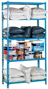 Thumbnail - Simonrack Schwerlastregal MADERCLICK MINI 8435104937242 blau 80,0 x 30,0 x 180,0 cm