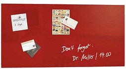 Thumbnail - SIGEL Glas-Magnettafel artverum® 91,0 x 46,0 cm rot