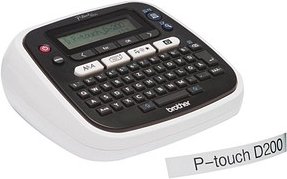brother P-touch D200BW Beschriftungsgerät schwarz, weiß