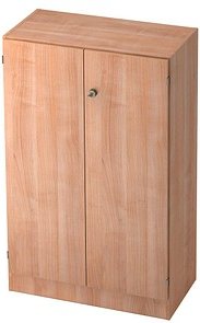 HAMMERBACHER Aktenschrank Haziender, V6550/N/N/SG nussbaum 2 Fachböden 80,0 x 42,0 x 127,0 cm