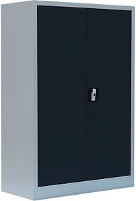 Thumbnail - LÜLLMANN Metallschrank 530328 anthrazit, lichtgrau 92,5 x 42,2 x 120,0 cm, aufgebaut, 1 St.