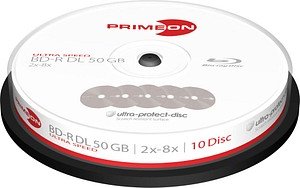 Thumbnail - 10 PRIMEON Blu-ray BD-R 50 GB Double Layer