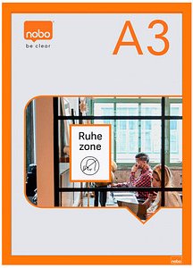Thumbnail - nobo Magnetrahmen selbstklebend orange A3, 2 St.
