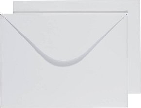 BUNTBOX Briefumschläge DIN C4 ohne Fenster weiß Steckverschluss 2 St.