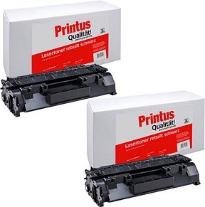 Thumbnail - Printus schwarz Toner kompatibel zu HP 05A; Canon 719 Canon 719(CE505D; 3479B002AA), 2er-Set