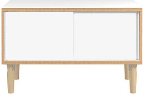 BISLEY Sideboard Poise, POS1007W696 verkehrsweiß 100,0 x 45,0 x 62,1 cm, 1 St.