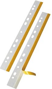 VELOFLEX Heftstreifen, selbstklebend HEFTFIX® DIN A4 transparent Kunststoff, 50 St.