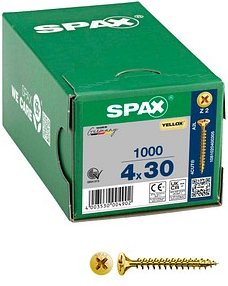 Thumbnail - SPAX® Universalschrauben Z2 Senkkopf WIROX 1081010400555 4 mm x 55 mm, 500 St.