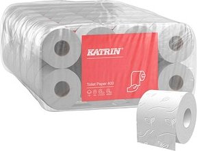 Thumbnail - KATRIN Toilettenpapier 400 2-lagig Recyclingpapier, 48 Rollen