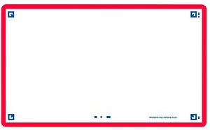 OXFORD Karteikarten FLASH 2.0 DIN A7 weiß, rot blanko, 80 St.