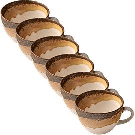 Thumbnail - HEART & SOUL Kaffeetassen Perfect Match Cumin hellbraun 0,34 l, 6 St.