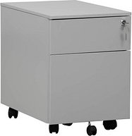 Thumbnail - Gürkan Rollcontainer lichtgrau 2 Auszüge 39,0 x 59,0 x 55,0 cm