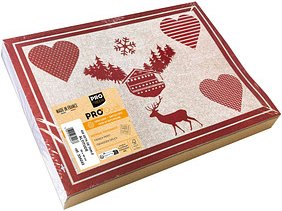 PROnappe Platzsets Höhenlage mehrfarbig 30,0 x 40,0 cm, 400 St.