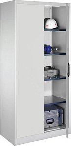 Thumbnail - CP Stahlschrank 08921-00 S10104 lichtgrau 93,0 x 50,0 x 195,0 cm, aufgebaut