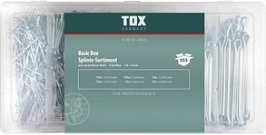 TOX Splinte-Sortiment BASIC 555 tlg.
