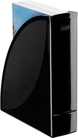 Thumbnail - 4 ELBA Stehsammler wave 400091711 schwarz Kunststoff, DIN A4