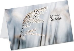 LUMA Trauerkarte Grashalm DIN B6, 1 St.