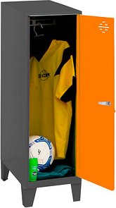 Simonrack Spind SIMONLOCKER DISM anthrazit, orange 8425437120343, 1 Schließfach 30,0 x 50,0 x 101,5 cm