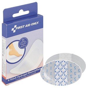 Thumbnail - FIRST AID ONLY® Blasenpflaster P-10070 transparent 6,8 x 4,3 cm, 6 St.