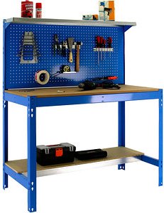 Thumbnail - Simonrack Werkbank SIMONWORK BT3 900 blau 91,0 x 61,0 x 144,5 cm