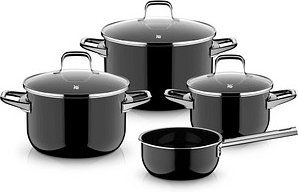 WMF Topf-Set Fusiontec® Essential Pro schwarz 4-tlg.
