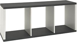 HAKU Möbel Aktenregal granitoptik, weiß 117,0 x 30,0 x 50,0 cm, 1 St.