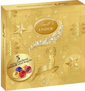 Thumbnail - Lindt LINDOR Adventskalender 24 St./109,0 g